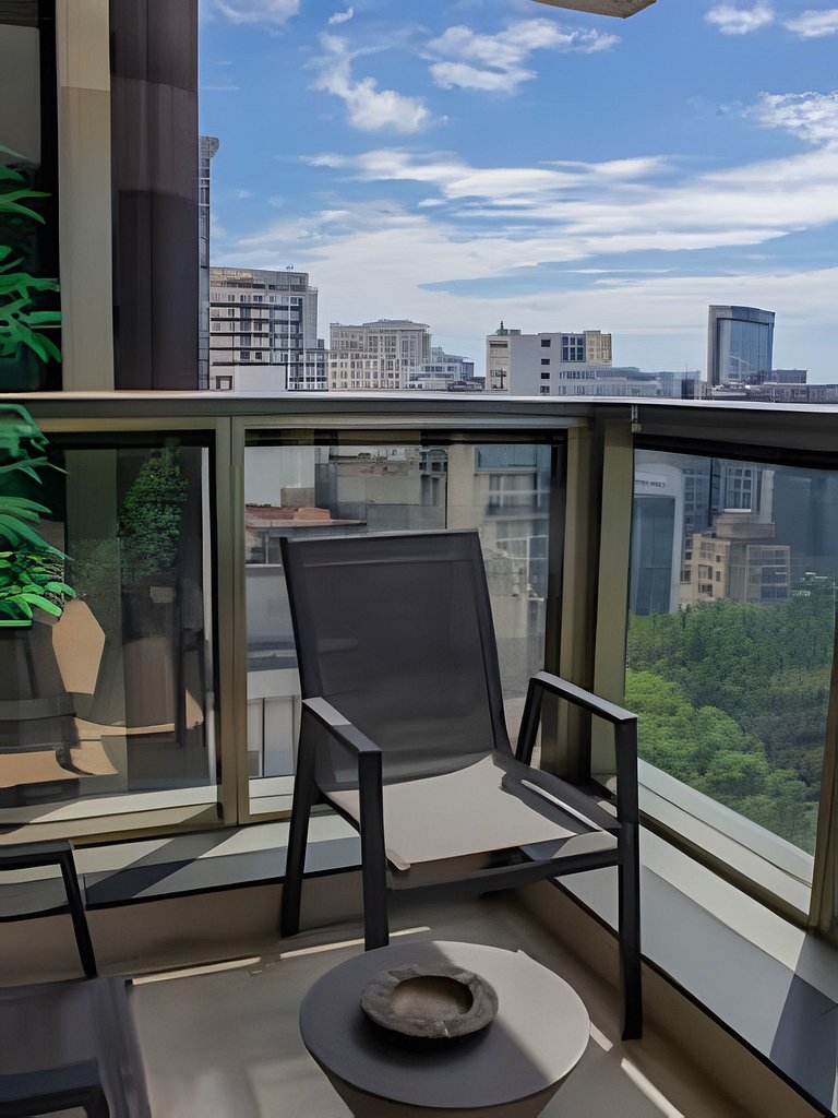 Downtown República - Studio vista incrível e piscina