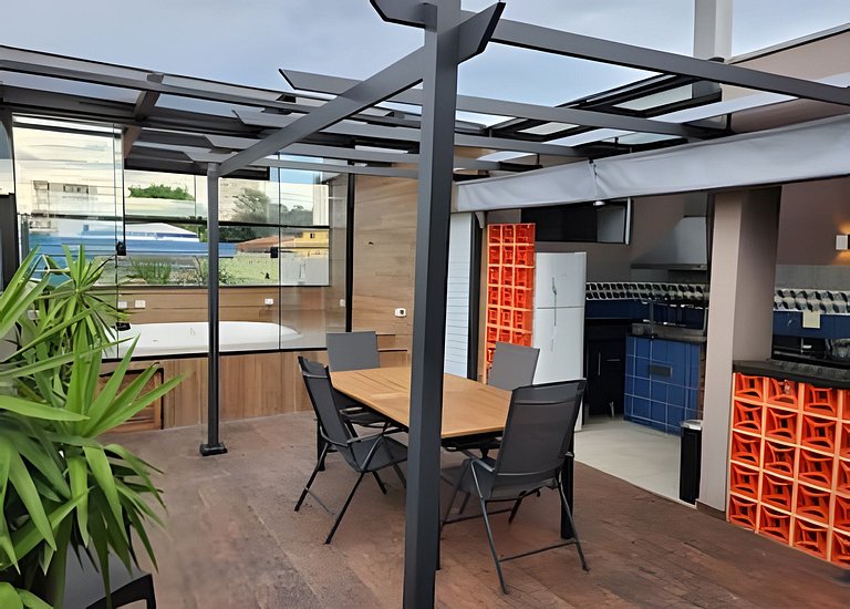 Cobertura Triplex de Luxo com Jacuzzi-Morumbi